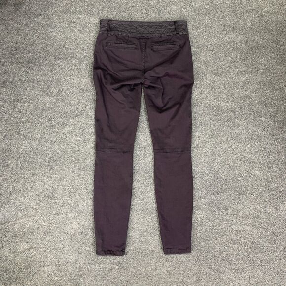 Pilcro And The Letterpress Pants Womens 25 Skinny Utility Zip Pocket Patch Knee - Picture 11 of 15